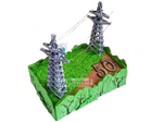 торт Макет ЛЭП